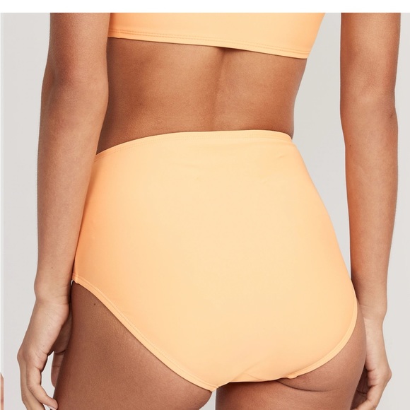 NWT OLD NAVY High-Waisted Bikini Swim Bottom COLOR SUNFISH SIZE MEDIUM - Picture 2 of 7